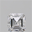 Natural Diamond 0.90 Carats, Asscher with  Cut, D Color, VS1 Clarity and Certified by GIA