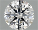 Del inventario de diamantes de laboratorio, 1.56 quilates, Redondo , Color F, claridad VS2 y certificado IGI