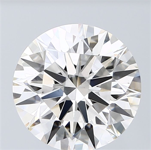 Picture of Lab Grown Diamond 4.56 Carats, Round with Ideal Cut, G Color, VS2 Clarity and Certified by IGI