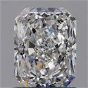 Natural Diamond 1.00 Carats, Radiant with  Cut, F Color, VS2 Clarity and Certified by GIA