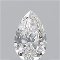 Diamante Natural 0.52 quilates, De pera , Color G, claridad VS2 y certificado GIA