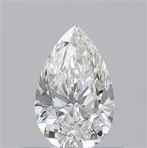 Foto Diamante Natural 0.52 quilates, De pera , Color G, claridad VS2 y certificado GIA de