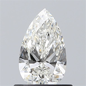 Foto Diamante Natural 0.53 quilates, De pera , Color H, claridad VVS2 y certificado GIA de
