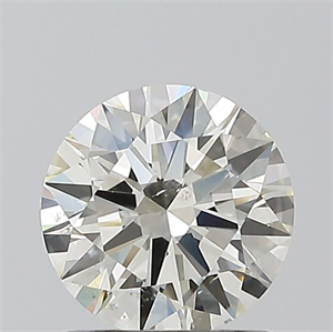 Picture of Natural Diamond 1.00 Carats, Round with Excellent Cut, L Color, SI1 Clarity and Certified by GIA