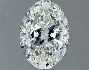 Picture of Natural Diamond 1.31 Carats, Oval with  Cut, H Color, VVS1 Clarity and Certified by IGI