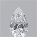 Natural Diamond 0.51 Carats, Pear with  Cut, D Color, IF Clarity and Certified by GIA