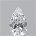 Diamante Natural 0.51 quilates, De pera , Color D, claridad IF y certificado GIA