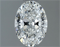 Diamante Natural 0.85 quilates, Ovalado , Color F, claridad VS2 y certificado GIA