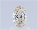 Diamante Natural 0.61 quilates, Ovalado , Color L, claridad SI1 y certificado GIA