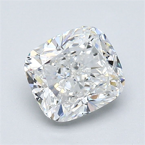 Picture of Natural Diamond 1.31 Carats, Cushion with  Cut, F Color, VS1 Clarity and Certified by GIA