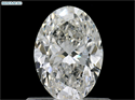 Natural Diamond 0.80 Carats, Oval with  Cut, F Color, VS2 Clarity and Certified by GIA