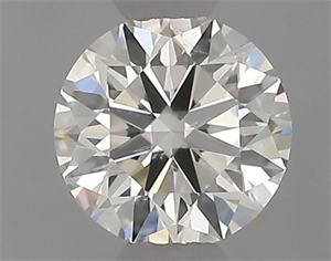 Picture of Natural Diamond 0.40 Carats, Round with Very Good Cut, I Color, SI1 Clarity and Certified by IGI