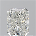 Natural Diamond 0.70 Carats, Radiant with  Cut, I Color, VVS1 Clarity and Certified by GIA