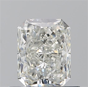 Picture of Natural Diamond 0.70 Carats, Radiant with  Cut, I Color, VVS1 Clarity and Certified by GIA