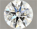Natural Diamond 1.00 Carats, Round with Excellent Cut, I Color, SI2 Clarity and Certified by GIA