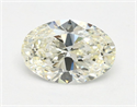 Natural Diamond 1.01 Carats, Oval with  Cut, K Color, VS1 Clarity and Certified by GIA