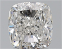 Natural Diamond 1.70 Carats, Cushion with  Cut, G Color, SI1 Clarity and Certified by GIA
