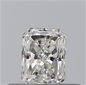 Natural Diamond 0.25 Carats, Radiant with  Cut, F Color, VVS1 Clarity and Certified by GIA