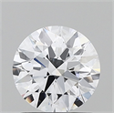 Lab Grown Diamond 1.21 Carats, Round with Ideal Cut, F Color, VVS1 Clarity and Certified by IGI