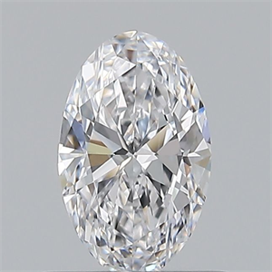 Picture of Natural Diamond 0.50 Carats, Oval with  Cut, D Color, VVS1 Clarity and Certified by GIA