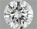 Lab Grown Diamond 1.48 Carats, Round with Ideal Cut, F Color, VS1 Clarity and Certified by IGI