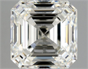 Natural Diamond 1.40 Carats, Asscher with  Cut, J Color, VVS1 Clarity and Certified by GIA