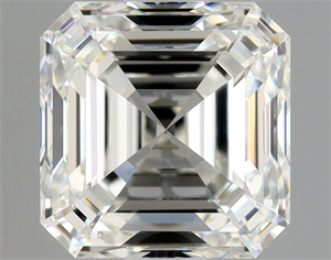 Picture of Natural Diamond 1.40 Carats, Asscher with  Cut, J Color, VVS1 Clarity and Certified by GIA