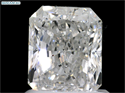 Natural Diamond 1.50 Carats, Radiant with  Cut, F Color, SI2 Clarity and Certified by GIA
