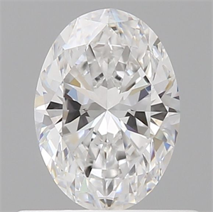 Picture of Natural Diamond 0.46 Carats, Oval with  Cut, D Color, VVS2 Clarity and Certified by GIA