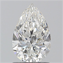 Natural Diamond 1.01 Carats, Pear with  Cut, G Color, SI2 Clarity and Certified by GIA
