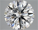 Lab Grown Diamond 2.68 Carats, Round with Excellent Cut, E Color, VS1 Clarity and Certified by GIA