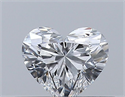Natural Diamond 0.31 Carats, Heart with  Cut, E Color, VVS2 Clarity and Certified by GIA