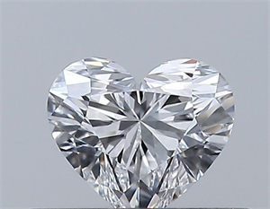 Picture of Natural Diamond 0.31 Carats, Heart with  Cut, E Color, VVS2 Clarity and Certified by GIA
