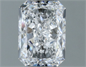 Natural Diamond 0.91 Carats, Radiant with  Cut, D Color, VS2 Clarity and Certified by GIA