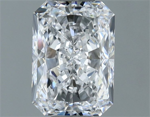 Picture of Natural Diamond 0.91 Carats, Radiant with  Cut, D Color, VS2 Clarity and Certified by GIA