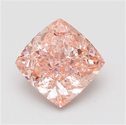Picture of Lab Grown Diamond 4.06 Carats, CUSHION MODIFIED with  Cut, Fancy Vivid Pink Color, VS1 Clarity and Certified by IGI