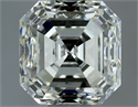 Natural Diamond 1.00 Carats, Asscher with  Cut, I Color, VS2 Clarity and Certified by IGI