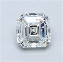 Natural Diamond 3.01 Carats, Asscher with  Cut, G Color, VS2 Clarity and Certified by GIA