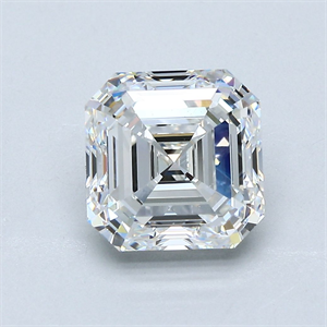 Picture of Natural Diamond 3.01 Carats, Asscher with  Cut, G Color, VS2 Clarity and Certified by GIA