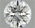 Lab Grown Diamond 1.03 Carats, Round with Excellent Cut, E Color, VS1 Clarity and Certified by IGI