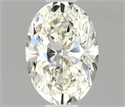 Natural Diamond 0.58 Carats, Oval with  Cut, I Color, IF Clarity and Certified by IGI