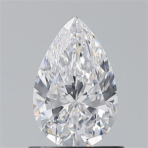 Picture of Natural Diamond 0.80 Carats, Pear with  Cut, D Color, VVS2 Clarity and Certified by GIA