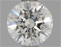 Natural Diamond 0.70 Carats, Round with Very Good Cut, H Color, VVS1 Clarity and Certified by GIA