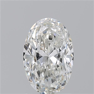 Picture of Natural Diamond 1.50 Carats, Oval with  Cut, H Color, SI1 Clarity and Certified by GIA
