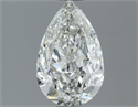 Natural Diamond 1.00 Carats, Pear with  Cut, H Color, VS2 Clarity and Certified by IGI
