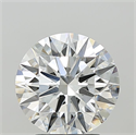 Lab Grown Diamond 3.07 Carats, Round with Ideal Cut, F Color, VS1 Clarity and Certified by IGI