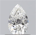 Natural Diamond 0.51 Carats, Pear with  Cut, F Color, VS1 Clarity and Certified by GIA