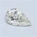 Diamante Natural 0.60 quilates, De pera , Color I, claridad SI1 y certificado GIA