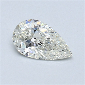 Foto Diamante Natural 0.60 quilates, De pera , Color I, claridad SI1 y certificado GIA de