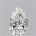 Diamante Natural 0.50 quilates, De pera , Color H, claridad VS1 y certificado GIA